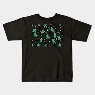 Frogs and Rain Clouds Kids T-Shirt